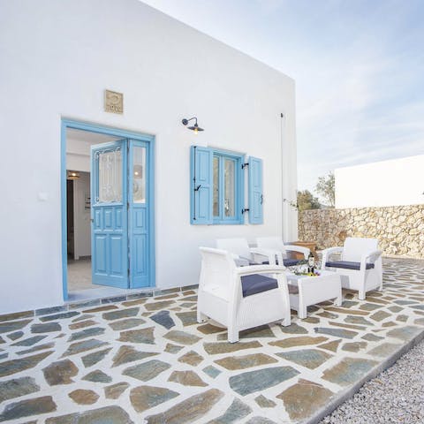 Wake up to gentle sea breezes and enjoy a morning coffee on the terrace