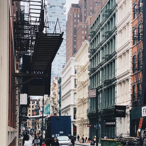 Browse the myriad fashion boutiques of SoHo