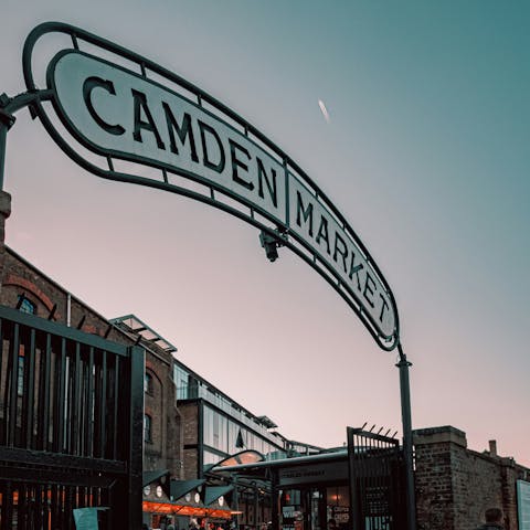 Grab some finger food at nearby Camden Market