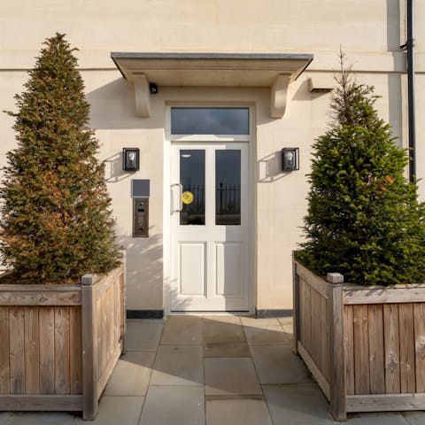 Stay in one of the iconic Bath stone buildings that make this city so unique