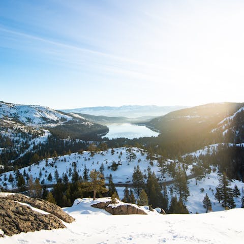 Access the fresh powdered piste off your doorstep