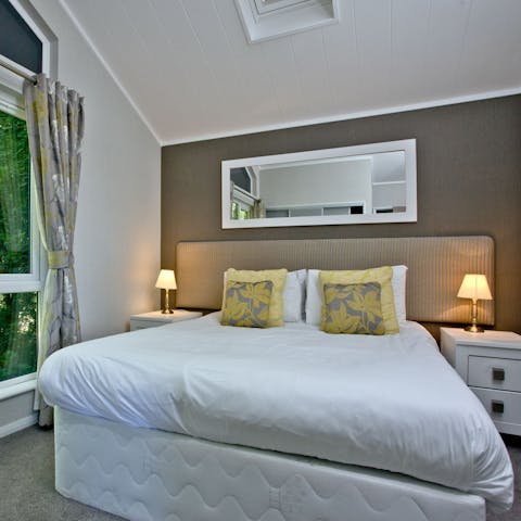 Enjoy an unbroken night's sleep in this tranquil setting