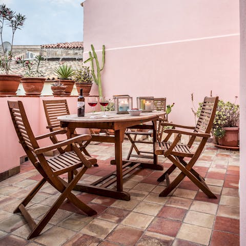 Sip a limoncello on the terrace