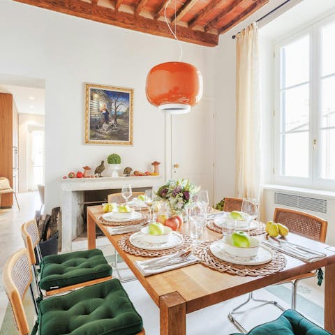 Pick up fresh local produce and enjoy cosy evenings at home