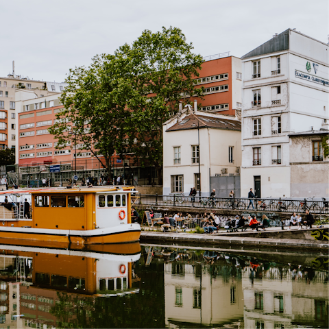 Have a stroll over to Canal Saint-Martin
