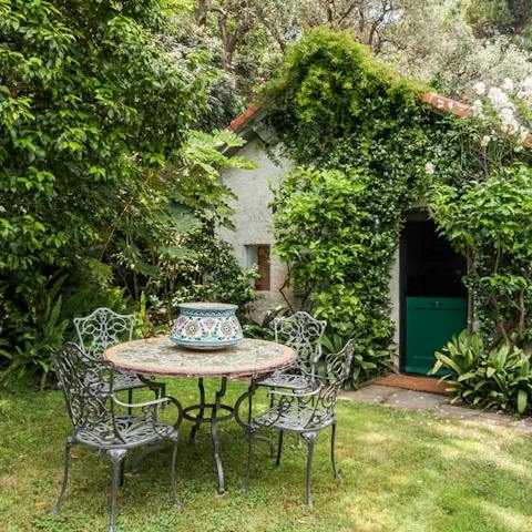 Seek solo solace in the gardens