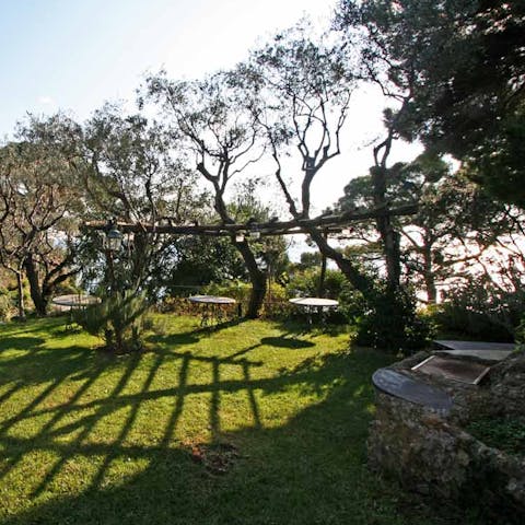 Enjoy aperitivo hour at sunset