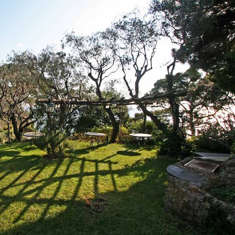 Enjoy aperitivo hour at sunset