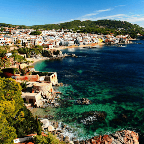 Explore the beautiful beaches of the Costa Brava