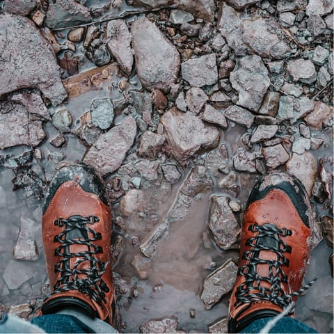 Grab your walking boots and head off for adventures in the Preselli Hills, just a ten-minute drive away