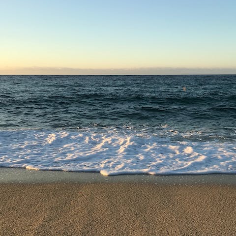 Stay a short drive away from the Mediterranean sea