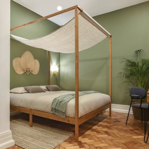 Wake up in the beautiful bedrooms feeling rested and ready for another day of Lisbon exploring