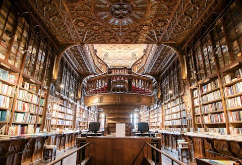 Pick up your new favourite book at Livraria Lello, a short walk away