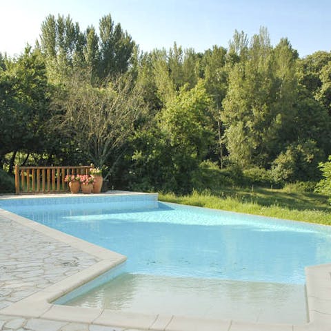 Cool down with a dip in the pool