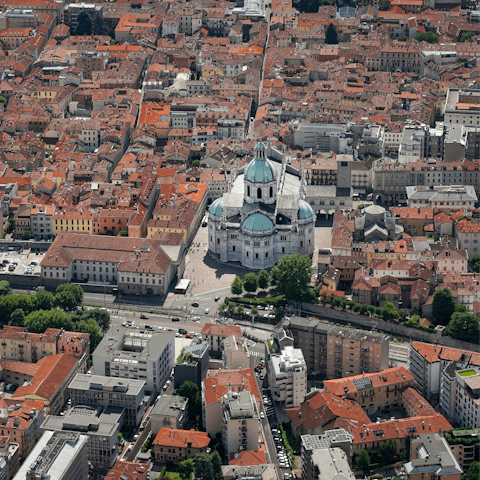 Visit Como Cathedral and explore the lively city centre
