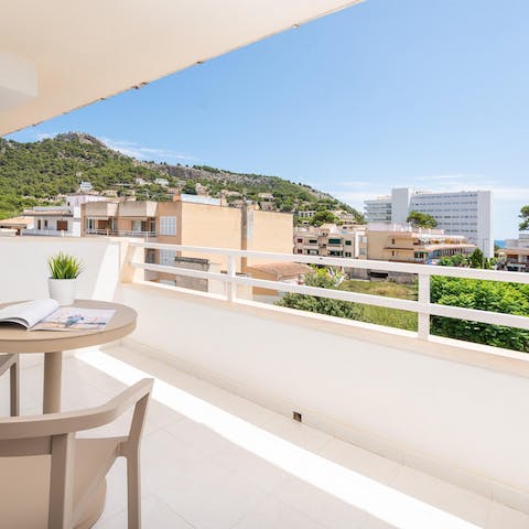 Soak up the Mediterranean from your private balcony