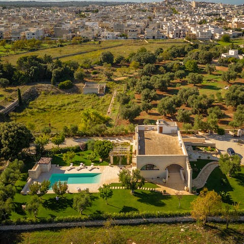 Feel immersed in the beauty of Puglia from this home in Carovigno