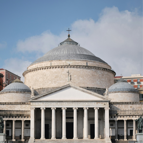 Take a stroll to the Piazza del Plebiscito