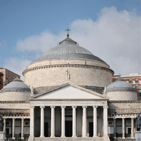 Take a stroll to the Piazza del Plebiscito
