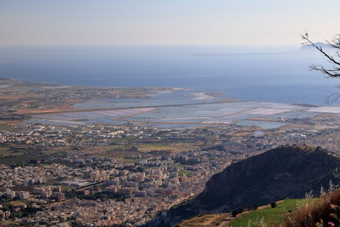 Take a day trip to Trapani on the coast, half an hour away by car
