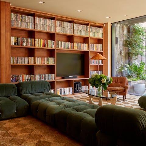 Lose yourself in a good book in the library