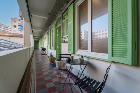 Step out onto the terrace with a morning coffee