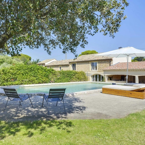 Savour the sunshine beside the picturesque pool