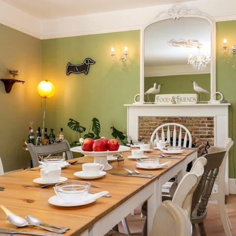 Savour cosy evenings at home or head to a nearby pub