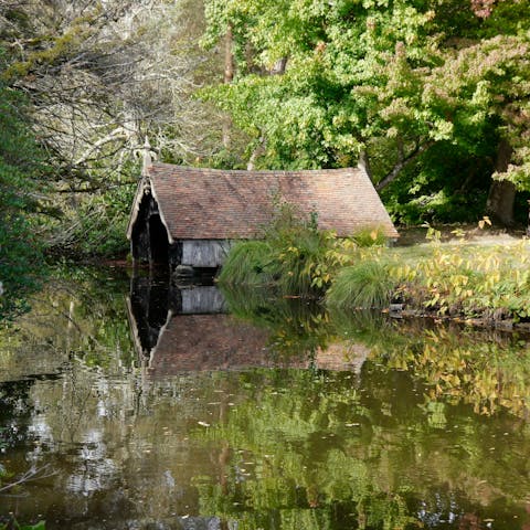 Follow hiking trails through the beautiful Kent countryside