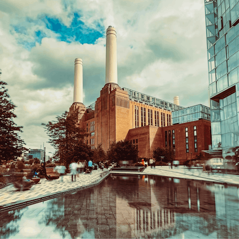 Take a short stroll to see Battersea Power Station