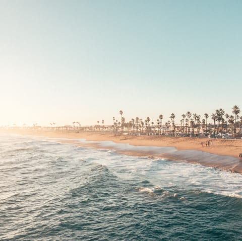 Spend the day at Strand Beach, just under a thirty-minute drive away