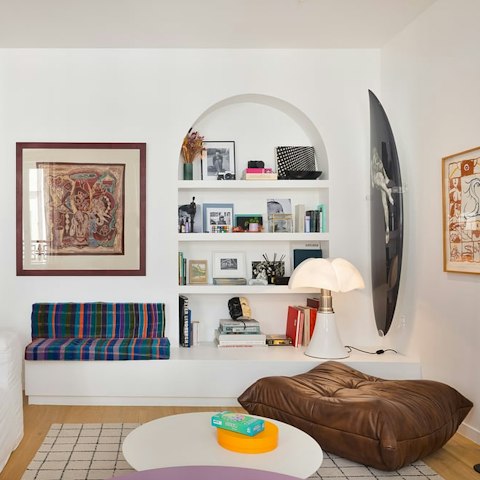Relax in the inviting lounge area after a busy day sightseeing