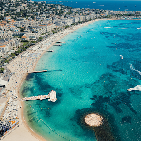 Stay a twenty-minute drive from captivating Cannes