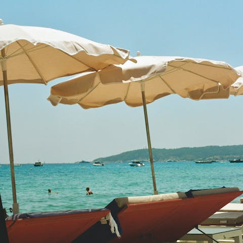 Take a day trip to Saint Tropez, a ten-minute drive away