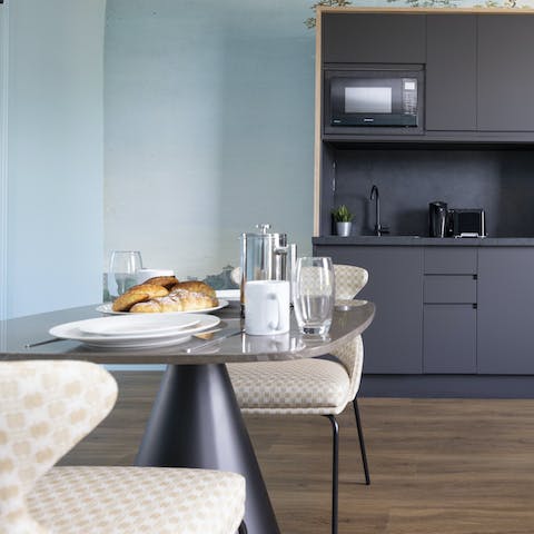 Prepare a homecooked meal to enjoy at the dining table, we think it's the perfect place for breakfast before a day of exploring