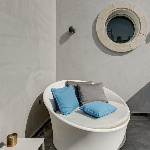 Curl up with a book on your second sun trap balcony