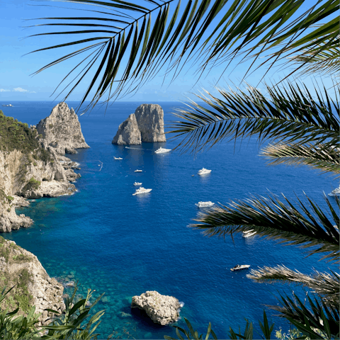 Take a day drip to the majestic island of Capri