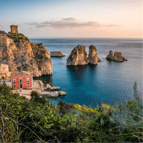 Explore Sicily, including the town of Scicli, 10 kilometres away