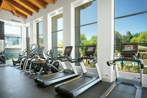 Keep up your fitness regime in the communal gym
