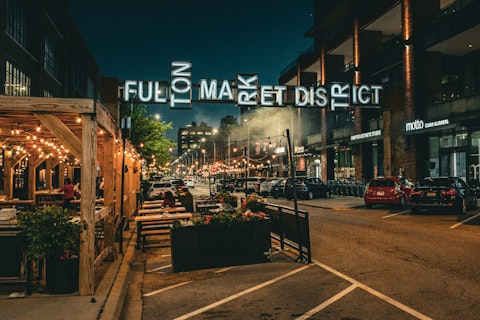 Discover Fulton Market's culinary scene, a ten-minute walk away