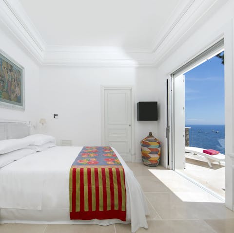 Wake up to the sunny skies