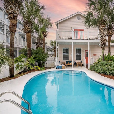 Jump into the refreshing waters of your own swimming pool