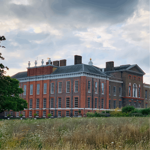 Call in on Kensington Palace, just a half-an-hour stroll away