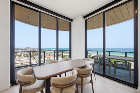 Dine high above Miami Beach with sweeping ocean views