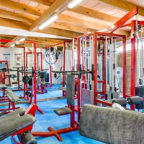 Keep on top of your fitness routine in the home gym