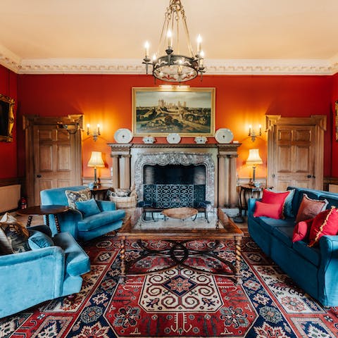 Light up the fire and curl up with a good book on chilly nights