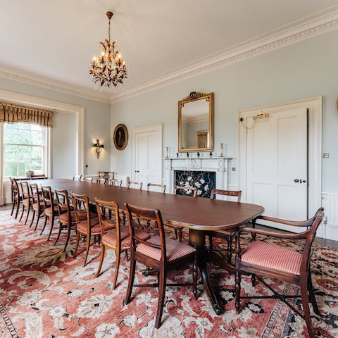 Cook up a delicious feast and dine like royalty in the grand hall