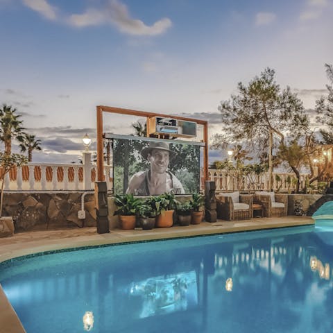 Enjoy your very own open-air cinema