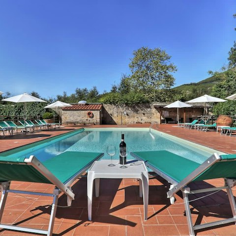 Look forward to leisurely days spent by the shared pool