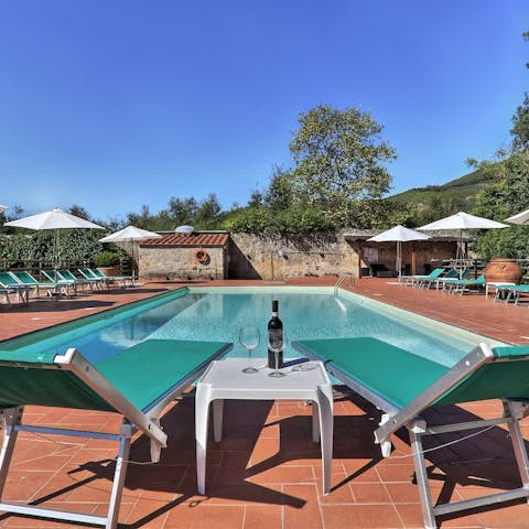 Look forward to leisurely days spent by the shared pool